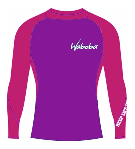 Remera Lycra Térmica Waboba Adulto Xs Violeta Febo