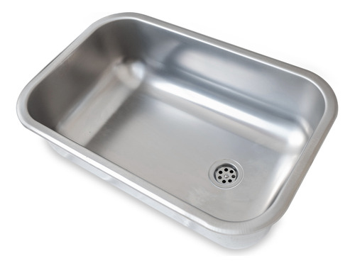 Pileta Bacha Cocina Simple Acero Inox 52 X 32 X 13 Dh52