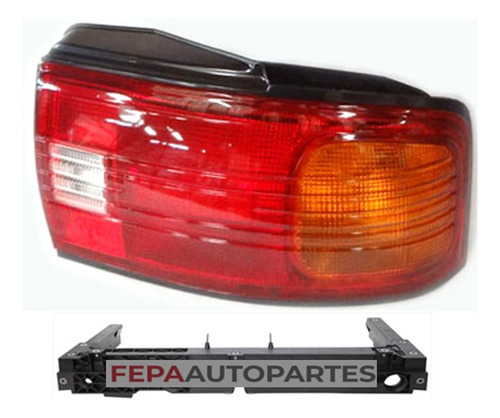 Mica Faro Giro Trasero Mazda 323 92 / 94 Sedan 4 Puertas