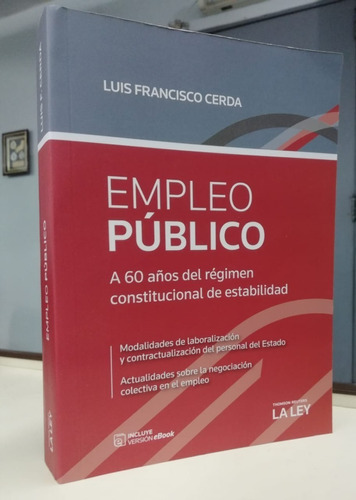 Libro Empleo Público. Luis Francisco Cerda