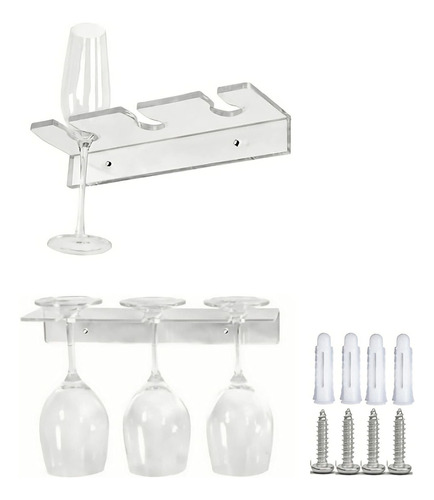 Soporte Para Copas Stemware Rack, De Vino Debajo Del Gab Cck