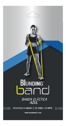 Banda Elástica 1,5 Metros Libre De Latex Marca Blunding
