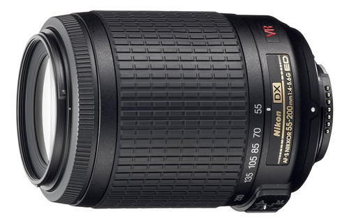 Nikon 55-200mm F/4-5.6g Ed If Af-s Dx Vr reducción de Vi Black