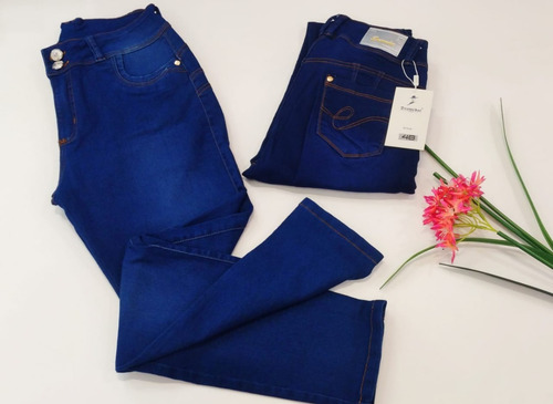 Imagen 3 de 8 de Jeans Elastizado Talle Especial Para Dama