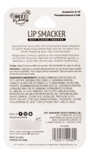 Balsamo Labial Lip Smacker Sugar Bear Bálsamo Labial Uva-4-u