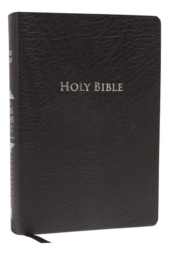 Libro: Kjv Study Bible, Large Print, Bonded Leather, Black,