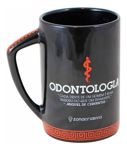 Imagem 1 de 3 de Caneca 300ml Na Lata Profissões Odontologia Zona Criativa