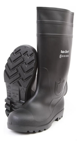 Bota De Agua Rain Boot Punta Y Plantilla De Acero