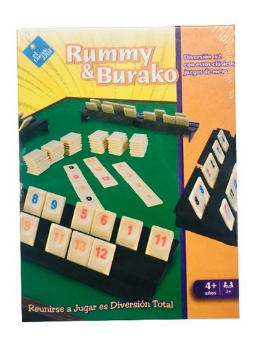 Juego De Mesa Rummy Buruko Diversion X2 Ar1 7424 Ellobo