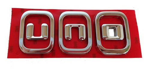Emblema Tampa Traseira Novo Uno 2011 2012 2013 Fiat