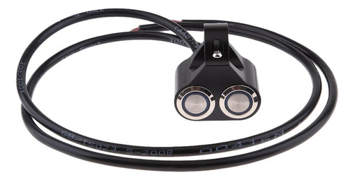 22mm Interruptor De Manillar Motocicleta Doble Luz Azul