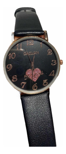Reloj Pulsera De Cuarzo Negro