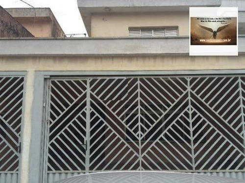 Imagem 4 de 14 de Sobrado Com 02 Dormitórios , 02 Vagas De Garagem , Espaço Gourmet Residencial À Venda, Jardim Jamaica, Santo André. - So0066