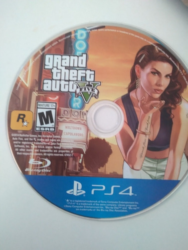 Videojuego Grand Theft Auto Seminuevo Para Playstation 4