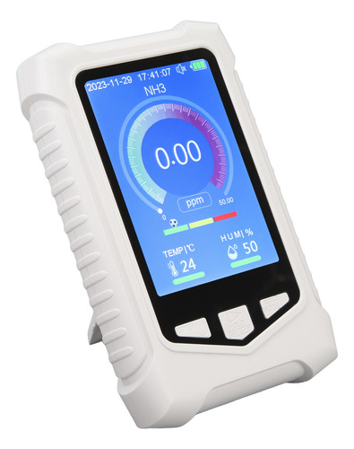 Teste De Medidor De Nh3 Portátil Com Precisão De 0 A 50 Ppm
