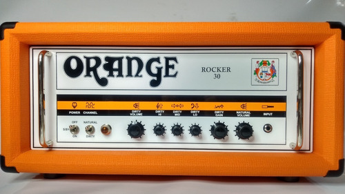 Amplificador Cabeçote Orange Rocker Rk30 30 Watts Válvulado Cor Laranja 110v