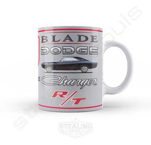 Taza Porcelana Fierrera | Blade | Dodge Charger R/t 1968