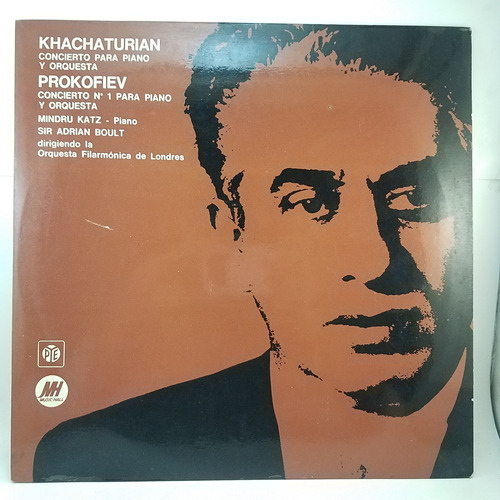 Khachaturian - Prokofiev Piano Y Orquesta Katz Vinilo Mb+