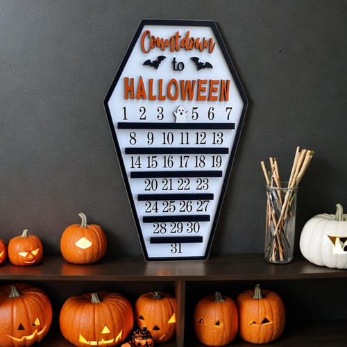 Calendario De Adviento De Halloween, Adornos De Regalo