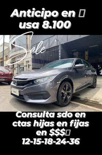 Honda Civic 2.0 Ex-l 2017