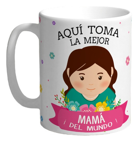 Taza Mamá Personalizada Con Tu Nombre
