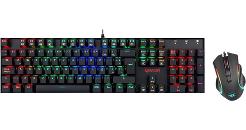 Combo Gamer Redragon Teclado Mecanico Mitra + Mouse Griffin 