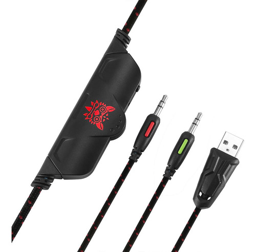 Auriculares Con Cancelación De Ruido Negro Rojo