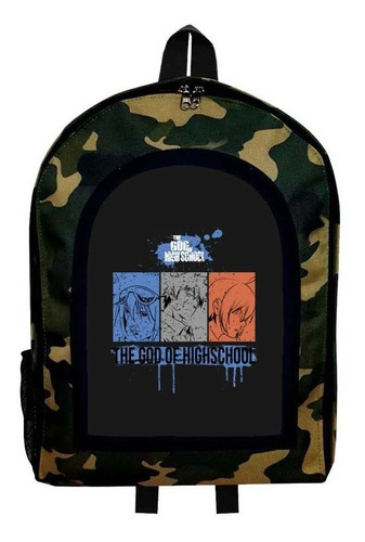 Mochila Camuflada The God Of High School Modelo 3