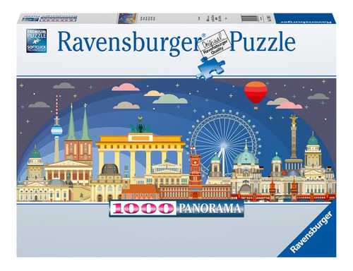 Berlín De Noche Rompecabeza Panoramic Ravensburger 1000 Pzas