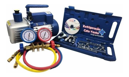 Kit Refrigeração Ferramentas Bomba Vácuo , Manifold , Flange