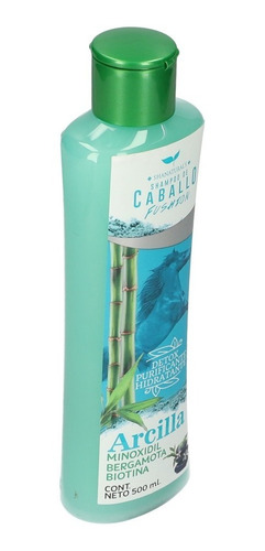 Imagen 3 de 4 de Shampoo Caballo Minoxidil Bergamota Biotina Sin Sal /sar