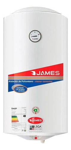 Calefon James 30 Litros Cilindrico Acero Esmaltado - Efi A