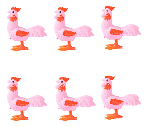 Day Toys Wind-up Spring Chicken, Animales Pequeños, 6 Unidad