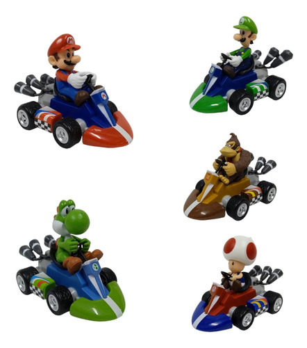 Colección Super Mario Bross Kart. Surtidos. (12,5cms)