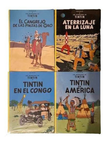 Las Aventuras De Tintin Por 4 Títulos A Elección