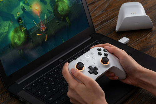 Controlador Bluetooth 8bitdo Ultimate 2 Para Switch 2, Blanc
