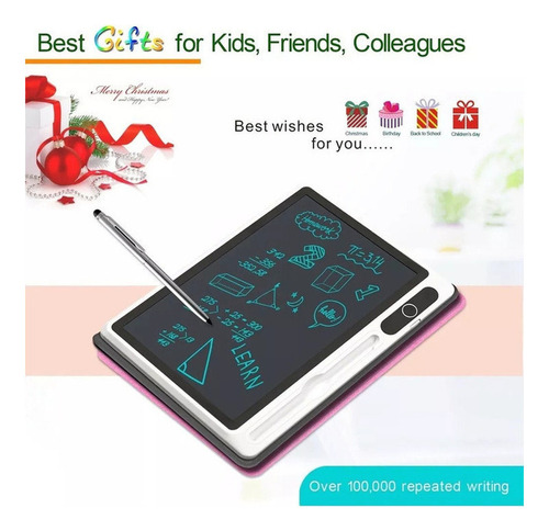 Tableta De Escritura Lcd De 10 Pulgadas Con Funda Protectora