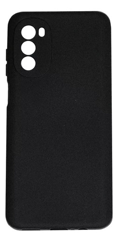 Funda Silicone Case Felpa Interior Para Motorola E32 + Glass