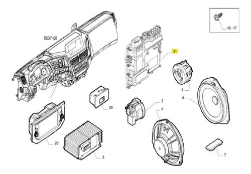 Central Telemetria S-way Pcm-adr Original Iveco 5802819551