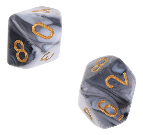 D10 Dados Dice De Diez Caras Números Para Dungeons And