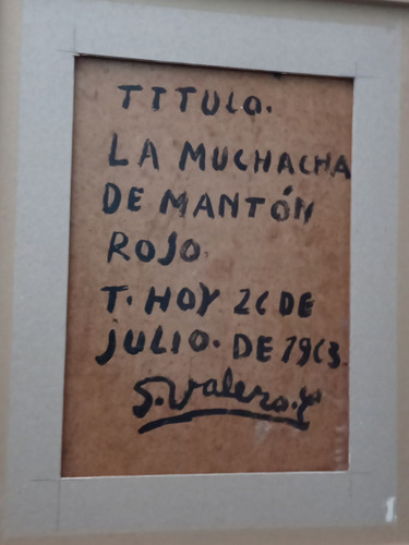 Pintura Del Pintor Ingenio Salvador Valero Arte Popular. (Usado)