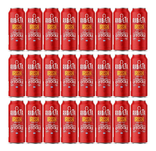 Cerveza Artesanal Rabieta Red Irish Ale 473ml Pack X24