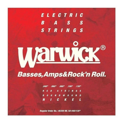 Encordados Cuerdas Para Bajo Warwick 46300 Ml 5b 040 130