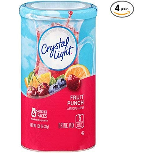 Crystal Light Fruit Punch Beba Mix (8-quart), Bote 1,36 Onza