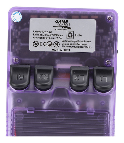 Consola De Juegos Portátil Electronic Games Toy R36s Ips De