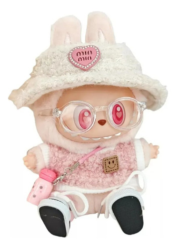 Roupa De Algodão Adequada Para Labubu (rosa)