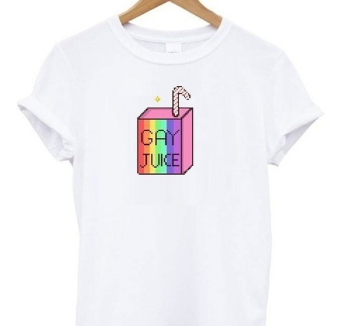 Remera Jugo Gay / Lgbt / Pride/ Orgullo / Amor