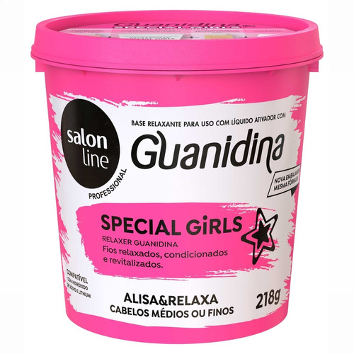 Relaxamento Guanidina Special Girls - Salon Line 218g