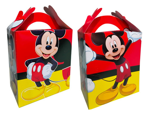 Mickey O Minnie Mouse 50 Cajas Dulceras Bolos Fiesta