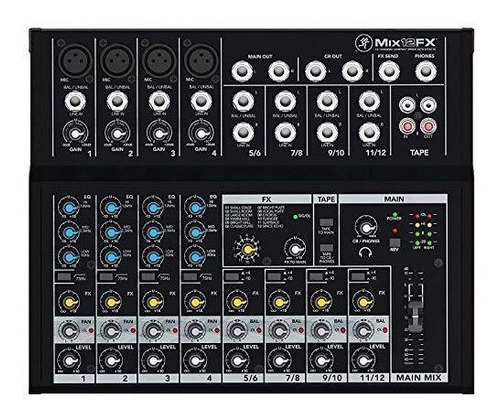 Mezclador Compacto Mackie Mix12fx Con Efectos